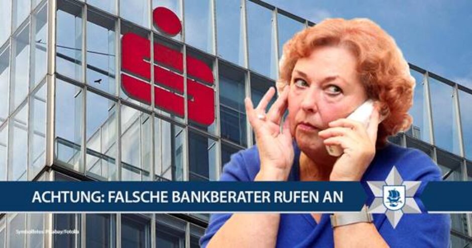 Neue Betrugsmasche in Bremerhaven: Anrufer geben sich als Sparkassen-Mitarbeiter aus