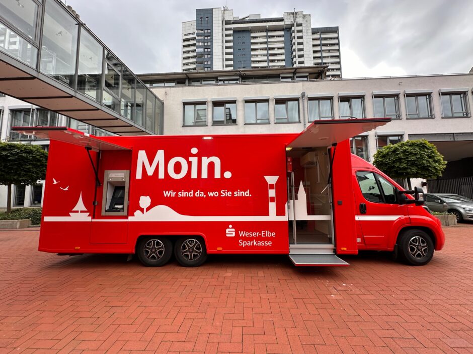 WESPA-Sparkassen-Bus hält künftig an neuem Standort in Neuenwalde