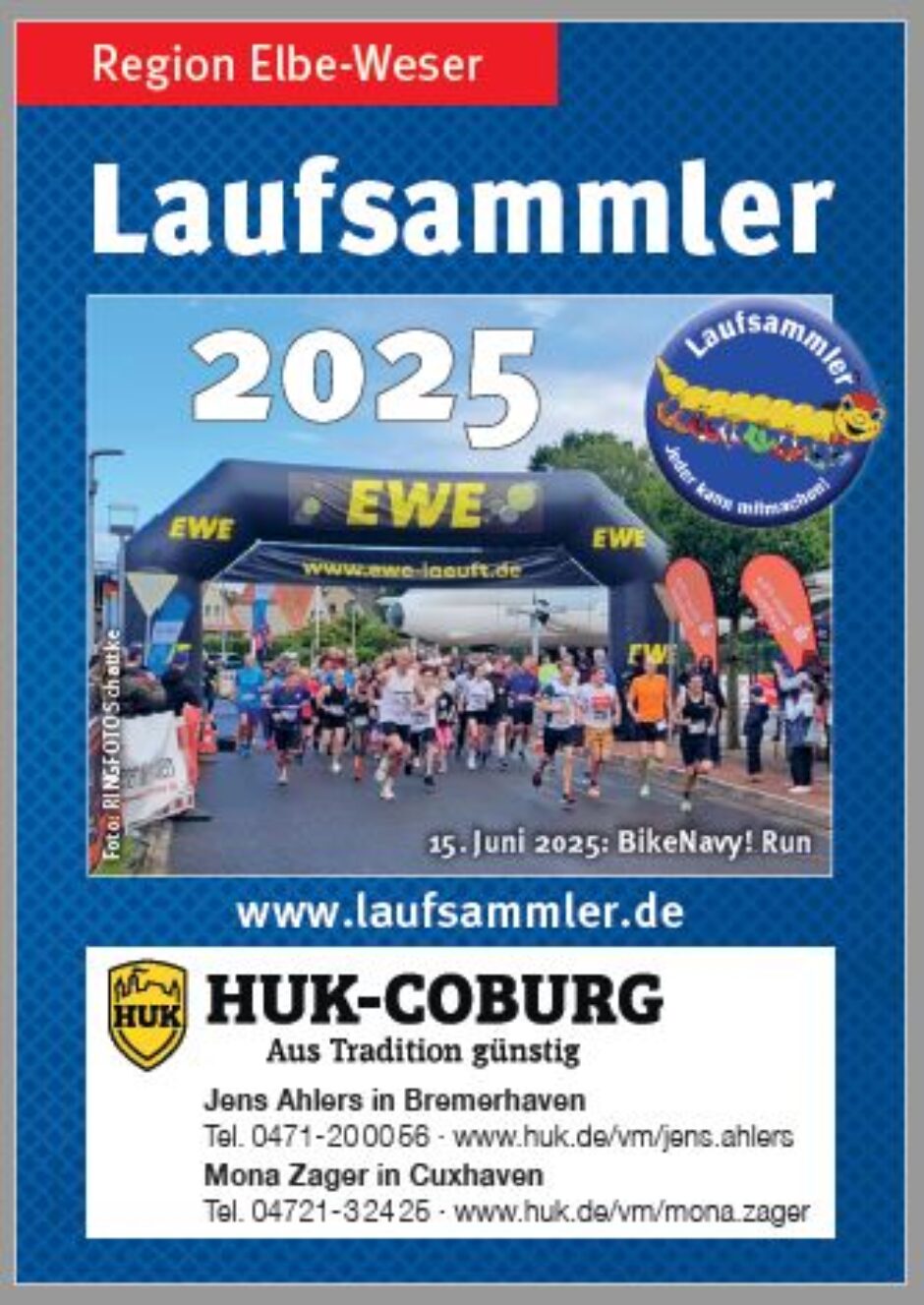 Bleib auf dem Laufenden – Mit dem Laufsammler an den besten Laufveranstaltungen der Region teilnehmen und Prämien erhalten