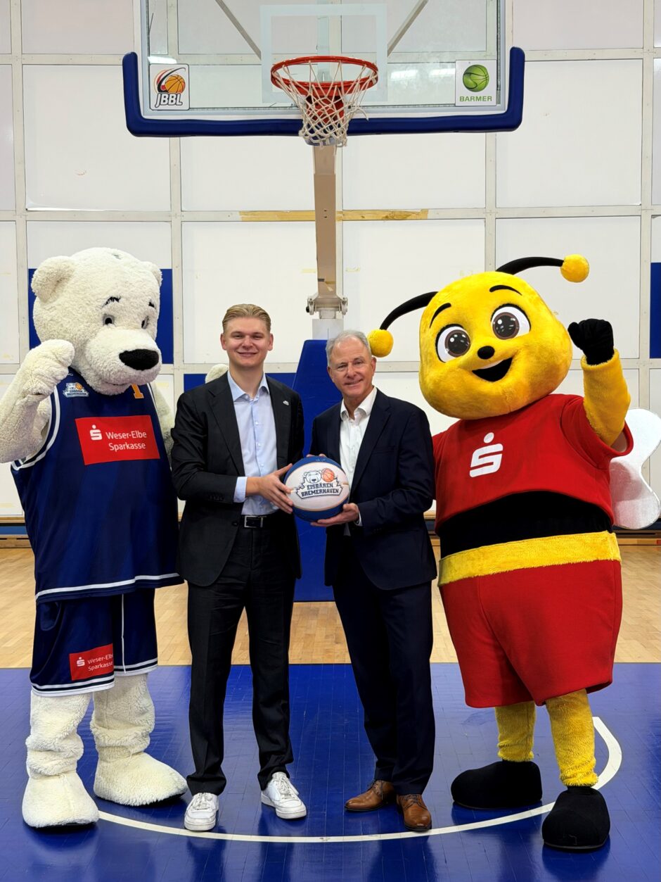 Mehr als Basketball: Weser-Elbe Sparkasse stärkt gemeinsam mit den Eisbären den Nachwuchs